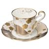 Noritake Noritake Coffee Cup Saucer Changing Pair 200cc Aya Minamo 2 Guests Cherry Blossom Bone China & (Color Set) Gold/Silver/Yozakura Gold/Silver