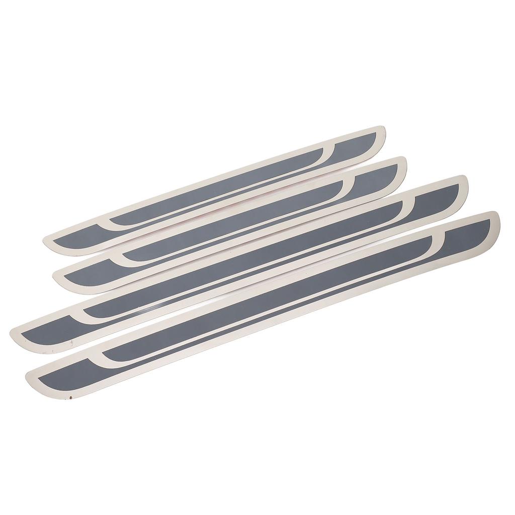 4Pcs Door Sill Cover Guard Stainless Steel Wear Resistant Door Sill Trim Replacement for Peugeot 208 307 308 408 508