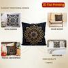 2D Colorful Geometric Pattern Decorative Pattern Cushion Cover Suitable For Sofa Bedroom Car Pillow Cover