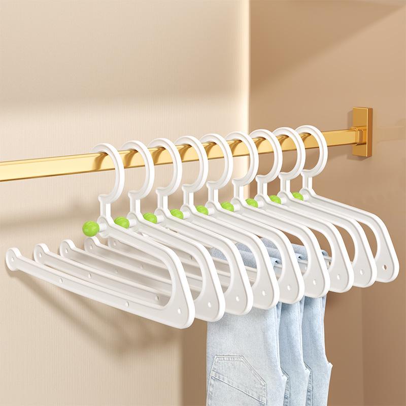 Multifunctional Non-Slip Clothes Hanger: Plastic Pants Rack & Drying Support