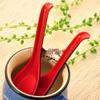 Melamine Imitation Ceramic Long Handle Soup Spoon with Hook