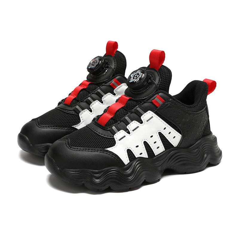 Classmates Boys breathable double mesh non-slip sneakers 2025 autumn new middle-aged and older children's casual shoes