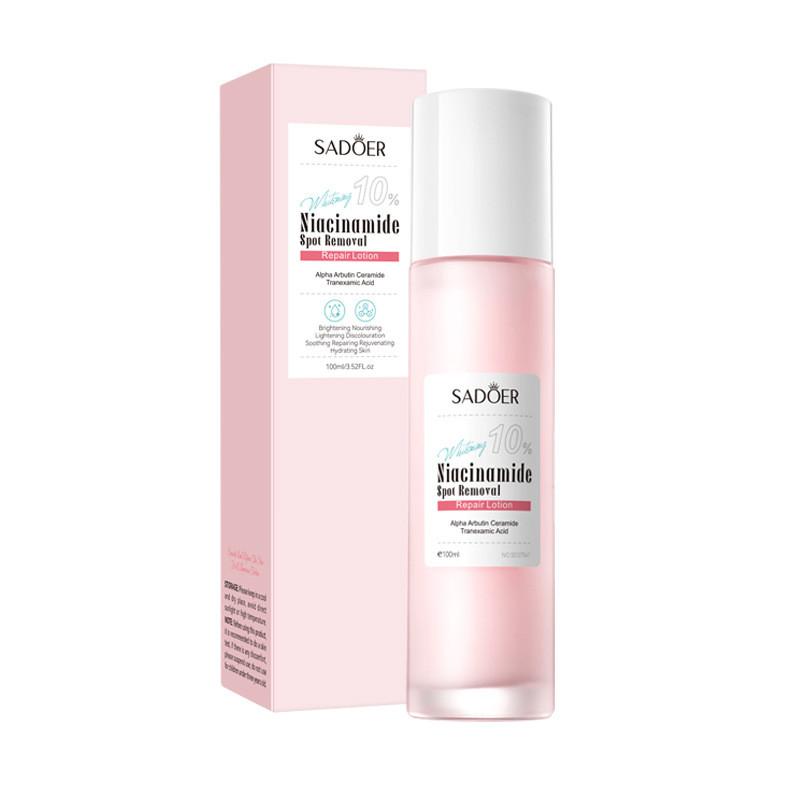 

Нежный лосьон для сияния Sadoer с ниацинамидом для восстановления и увлажнения кожи в одном продукте