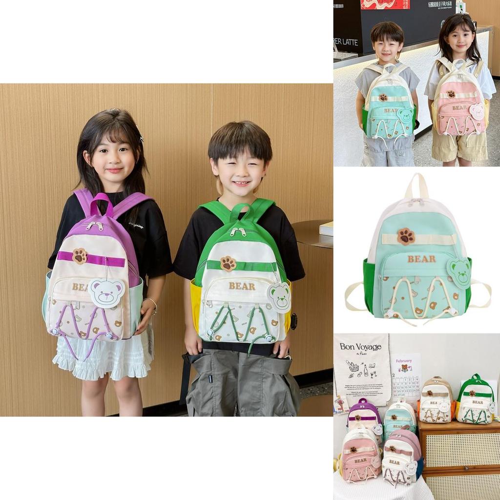 Cute Cartoon Kids Backpack With Arched Shoulder Straps For Comfortable Carry