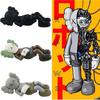 Sezamová ulice Kaws Cos Nosící panenka, Anime Trendy Figurka Velkoobchod 17cm, Materiál Pvc, Šedá