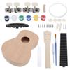 Ukulele Kit 21in DIY Basswood Lightweight Painting Handcrafted Gift Children Small Toys