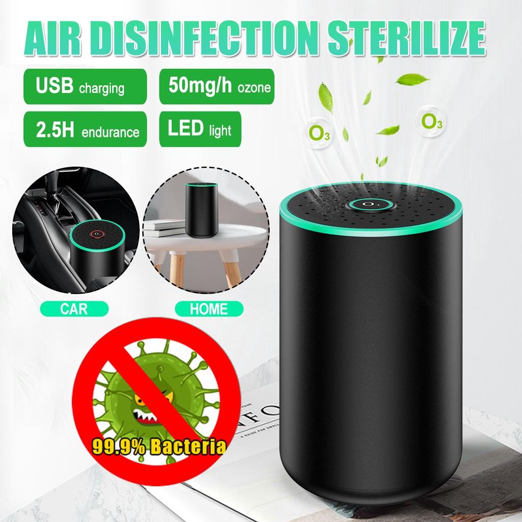 800mA USB Ozone Generator Ozone Disinfection Machine Home Car Air Purifier 50mg/h Auto Air Freshener Humidifier For Cars