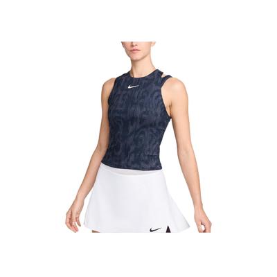 Canotta da tennis da donna Dri-FIT Leggera Traspirante Anti-umidità Top Ossidiana Bianco FD5646-451