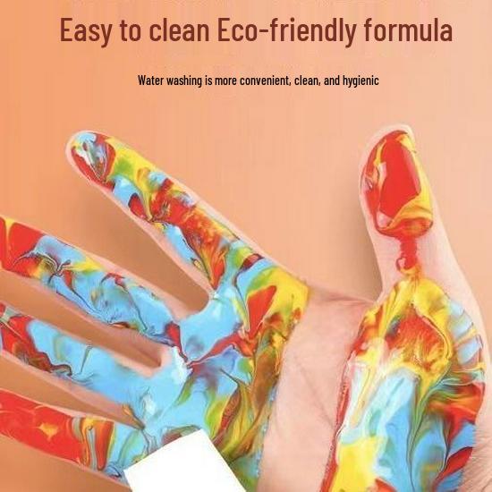 Acrylic Gouache Paint Set for Kids - Plaster Doll Art Supplies with Bear Graffiti Design