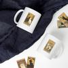 Non-Toxic 72Pcs Cartoon Cat Tarot Sticker Car Skateboard Laptop Luggage Graffiti Sticker Divination Aesthetics Decoration Sticker