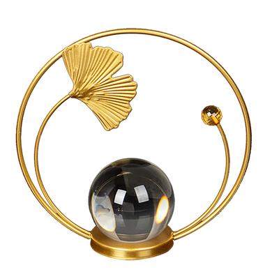 Entryway Desk Ornament Wine Cabinet Table Decor European Style Decorative Sculpture Home Metal Art