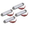 4PCS LED Interior Side Marker Lights 12V Stable PC Material Suitable for RV Ships Yachts