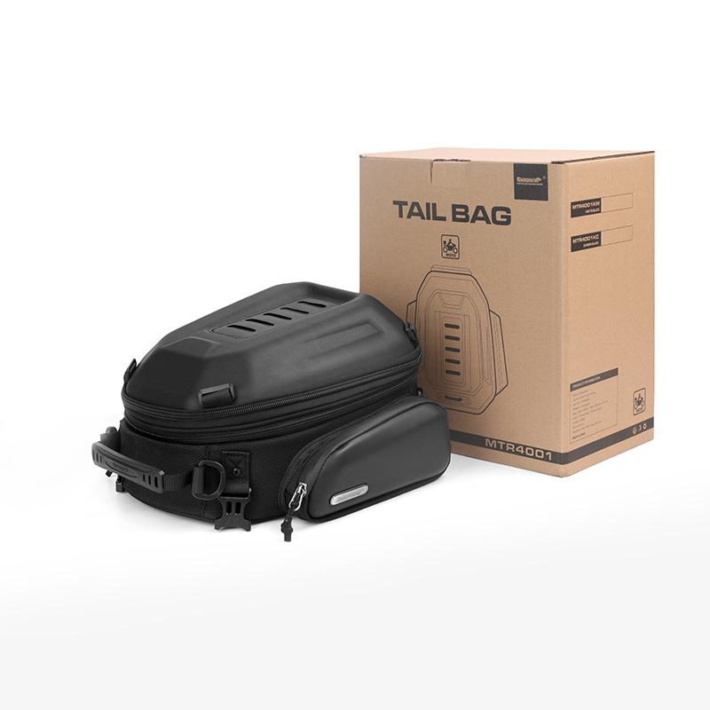 Rhinowalk Motorcycle Gear: Hard Shell Rear Seat Tail Bag & Backpack