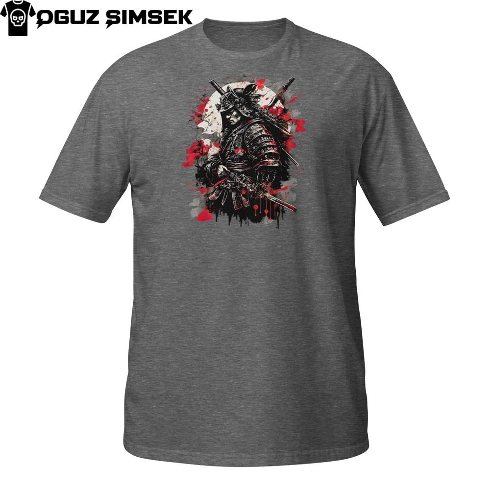 

Samurai Warrior Blood Splatter T-Shirt – Dark Japanese Katana Bushido Tee 3XL