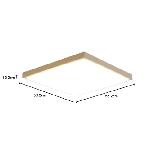 Iris Ohyama Japanese Style LED Ceiling Light Natural Wood Square Dimmable Color Adjustable Type ~8 Tatami Metal Circuit Series CL8DL-5.1JM
