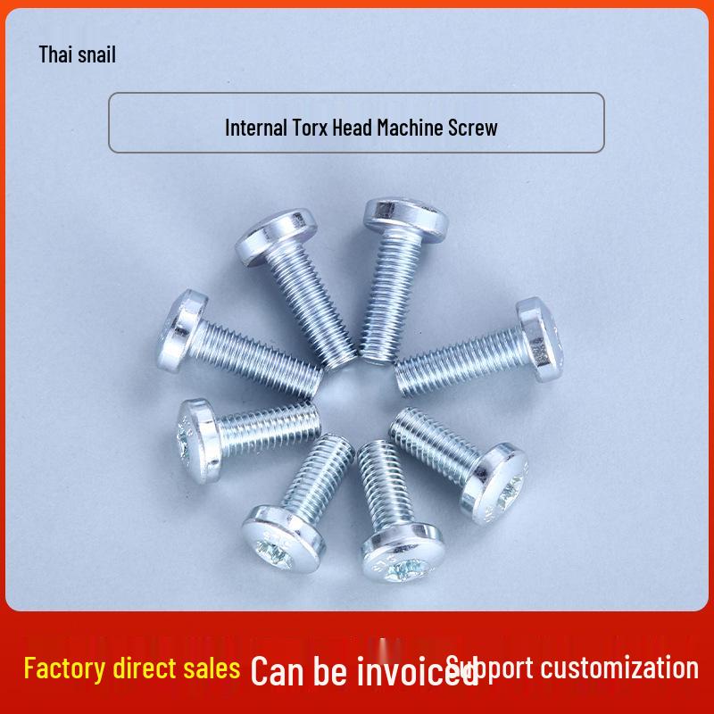 

GB2672 Blue-White Zinc Pan Head Torx Drive 8.8 Grade Screws - Round Head M6*60 (250 pcs)