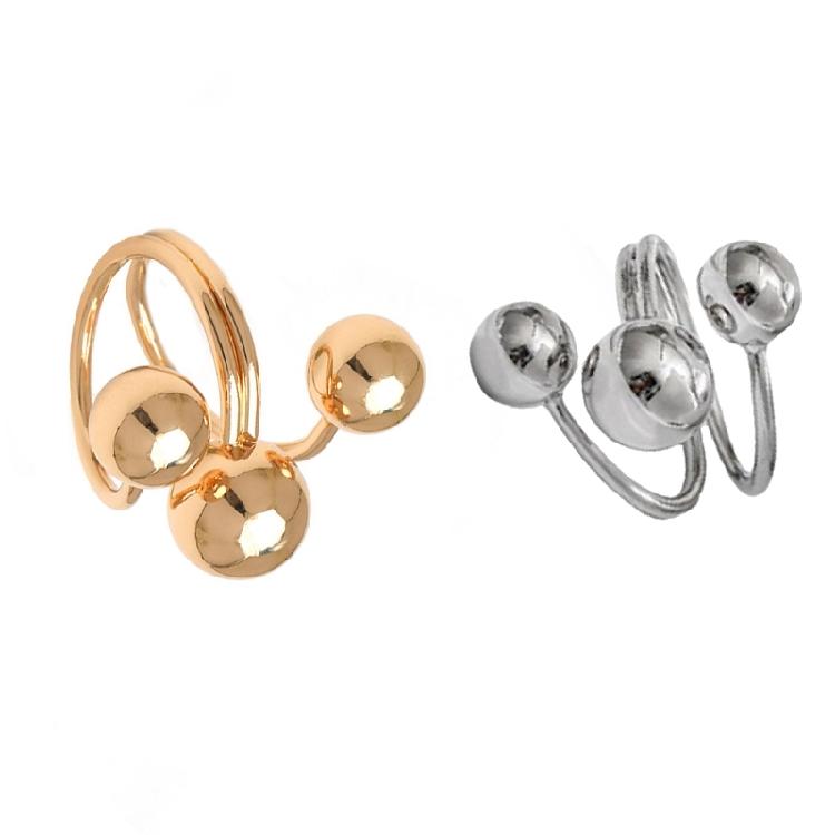 Modern Finger Ring with Unique Sphere Detail Adjustable Size Open Ring for Men and Womeny Comfortable Unisex Jewelry