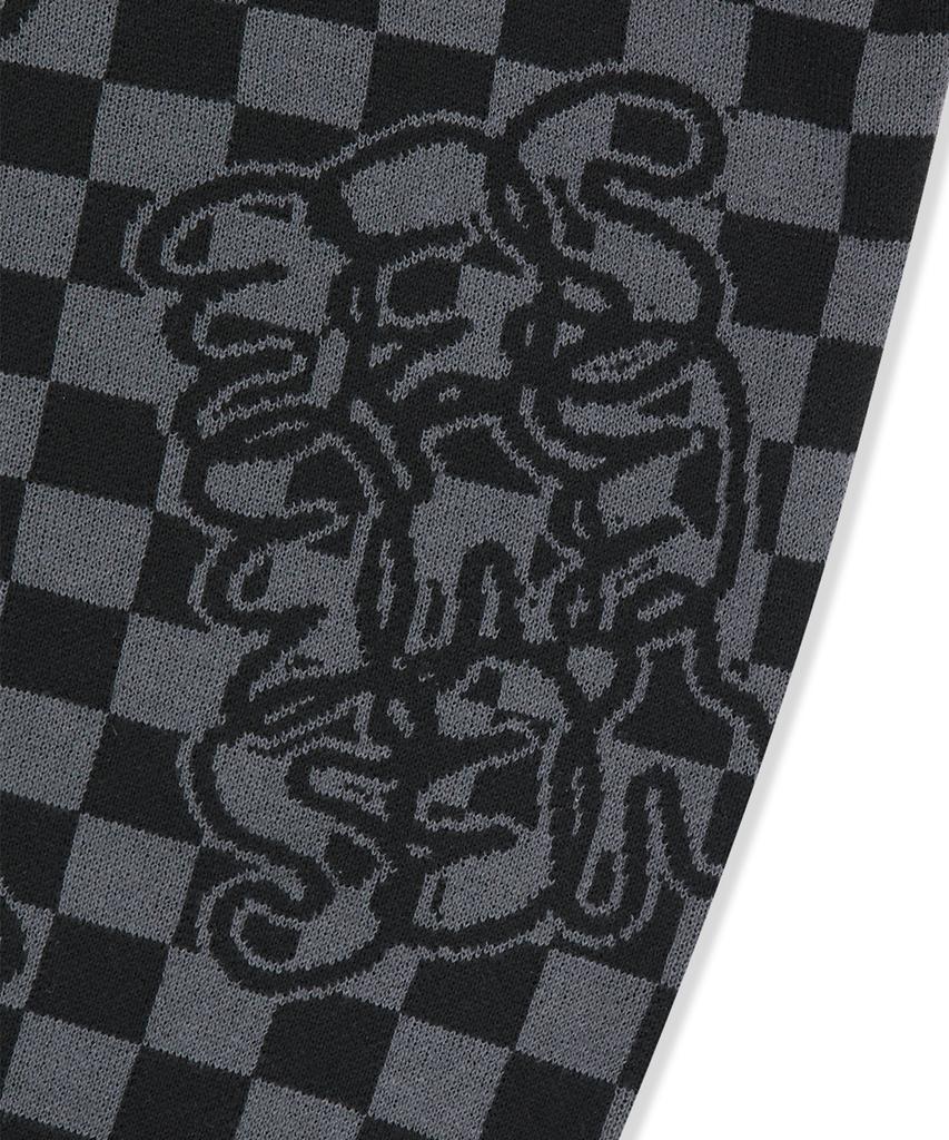 Yeseyesee Y.E.S Checkerboard Cardigan Black
