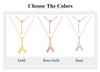 Cazador New France Paris Eiffel Tower Gold Color Pendant Necklaces for Women Stainless Steel Chain on the Neck Jewelry Wholesale