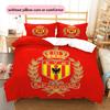 KV Mechelen Pattern Bedding Home Decoration Birthday Gift (1 * Duvet Cover + 2 * Pillowcase, Without Core)