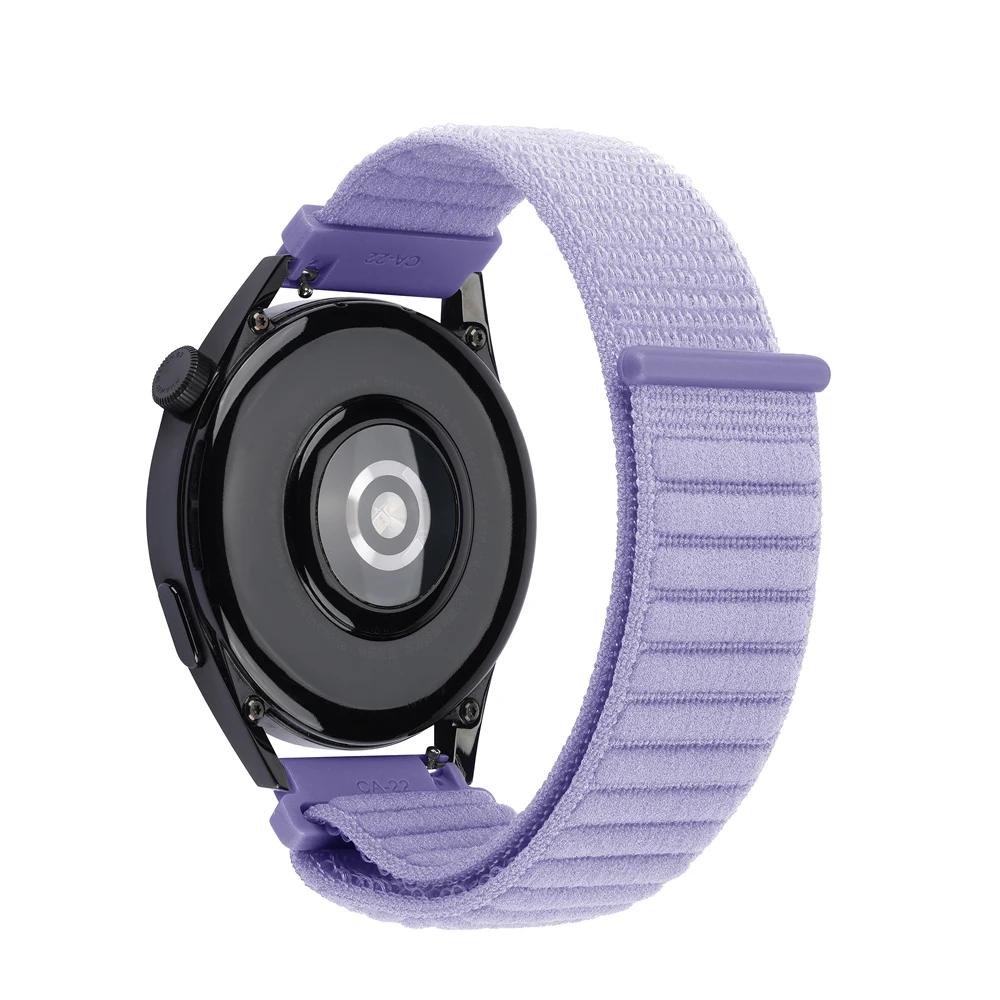 Braided 22mm 20mm Nylon Watch Band for Samsung Galaxy Watch FE 7 6 5 4/6 4 Classic/Gear S3 Loop Strap Bracelet Replace Wristband