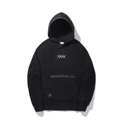 Li Ning Sweatshirts Unisex Black Hooded Moderate AWDVB17-2