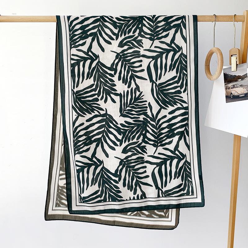 New velvet double-sided herringbone silk scarf shawl classic leopard print cashew element shawl sunscreen scarf women s scarf 170*60cm