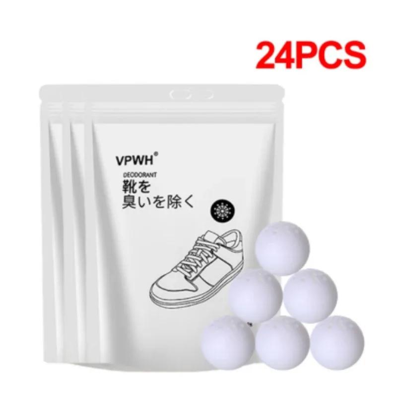 Dezodorant Odświeżacz Kulki 6szt do Butów Wielofunkcyjne Odświeżacze Zapach Jaśminu Obuwie Szafka na Buty Toaleta Dezodoryzacja