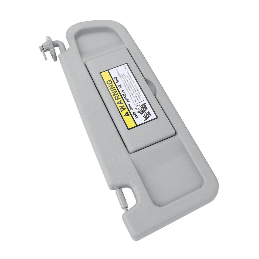 Sun Visor Grey Anti Glare Clear Mirror Sun Shielding Visor with Sun Visor Clip for Civic 2006 To 2011 Right Passenger