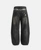 BADBLOOD Viper Gemstone Curved Pants - Dusty Black