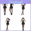 Nun Religieuse Adult Cosplay Role Play Outfit With Cotton Mix Fabric For Stage Shows