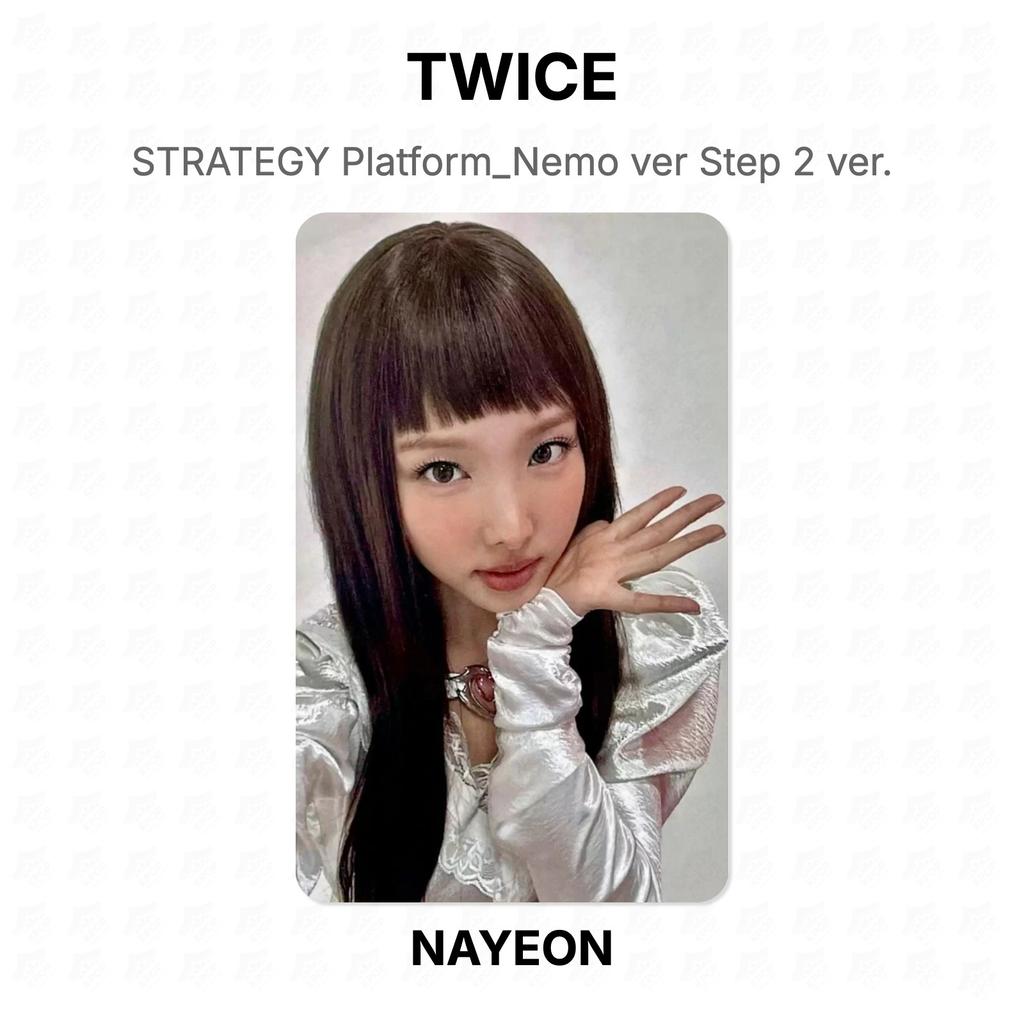 TWICE STRATEGY Platform_Nemo ver Step 2 ver. Official Photocard