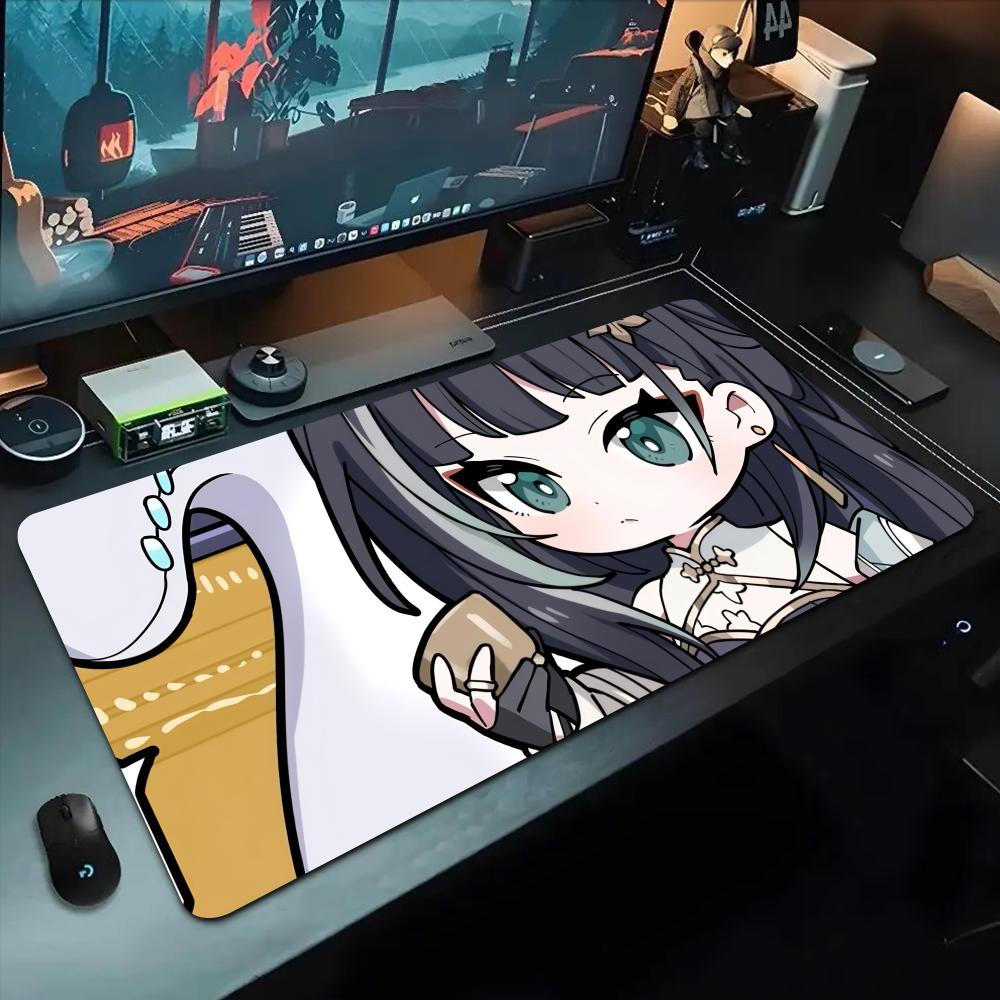 Baizhi Wuwa Mouse Pad 500X1000 Mm Large Gaming Mousepad Gamer XL Rubber Otaku Keyboard Pad Laptop Desk Mat