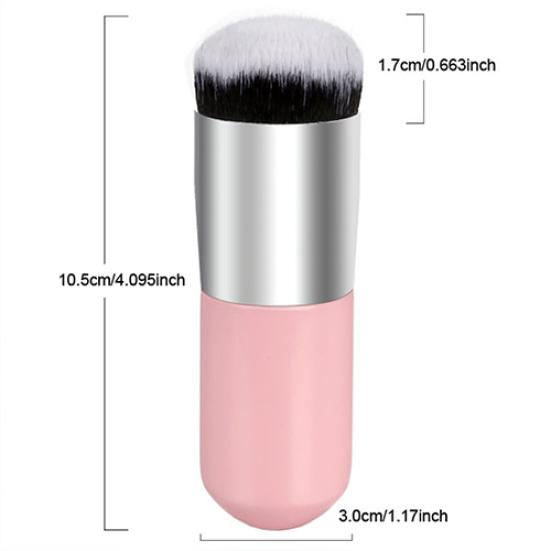 Velký kulatý štětec na pudr, make-up, BB krém