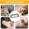 Pet Hair Remover for Car and Carpet with Flexible Rubber Brush for Furniture Bedding and Rugs