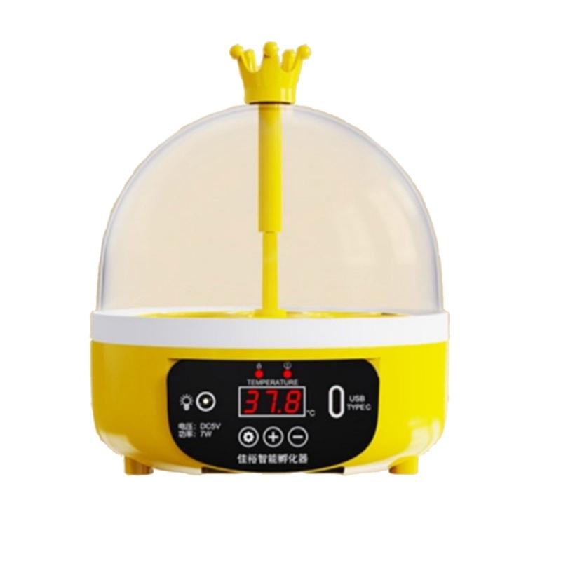 Eggs Incubator 4 Eggs Incubators for Hatching Eggs Heat and Humidity Control 4 Eggs Fully Turnning Poultry Hatcher 1