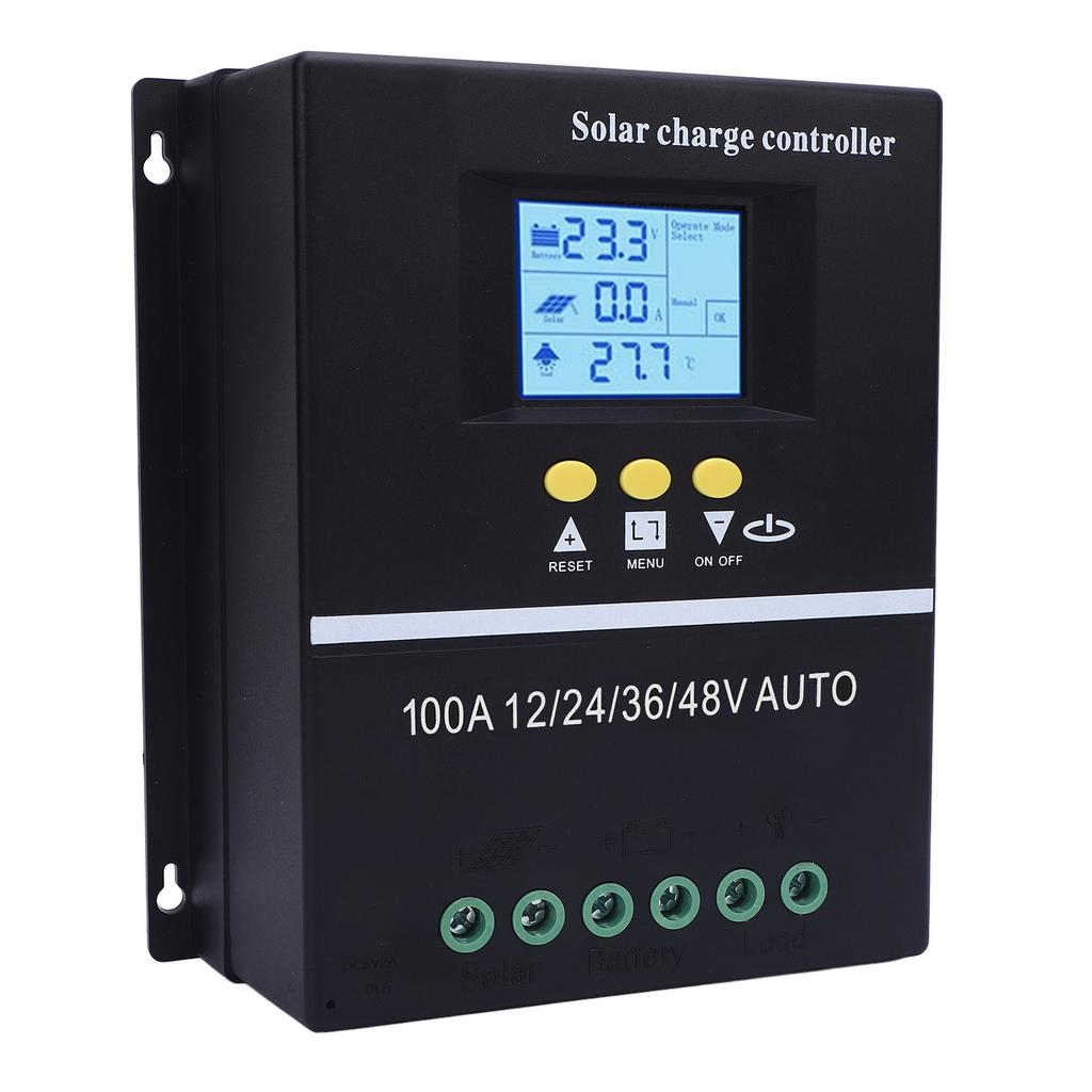 100A MPPT Solar Controller with LCD Display Battery Regulator