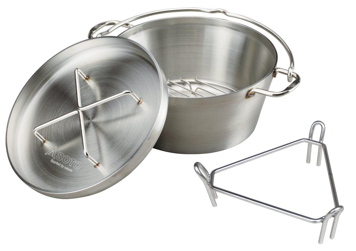 

Подставка для голландской духовки SOTO из нержавеющей стали (10 дюймов) СТ-910СС