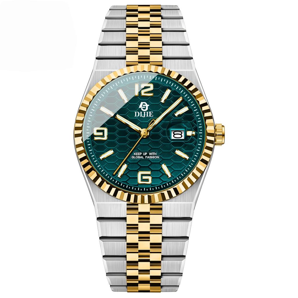 Frühling High-End Business Uhr Herren Vollautomatisch Stahlarmband Konzept Großes Zifferblatt Quarz Uhr