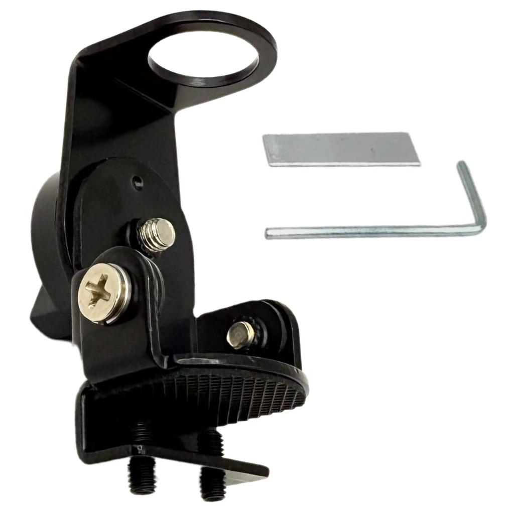 RiNan. Antenna Base for Amateur Radio, Mobile, Compact, Trunk, Balcony, Two-Axis Adjustable, Fixed, Black