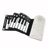 49-Key Hand-Rolled Portable Folding Trumpet Key Electronic Keyboard for Beginner Children