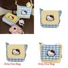 Cute Kitty Cat Small Shoulder Bag With Colorblock Nylon For Daily Use