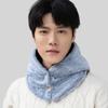 Thickened Balaclava Hat Solid Color Knitted Hooded Hat Simple Winter Cap  Streetwear