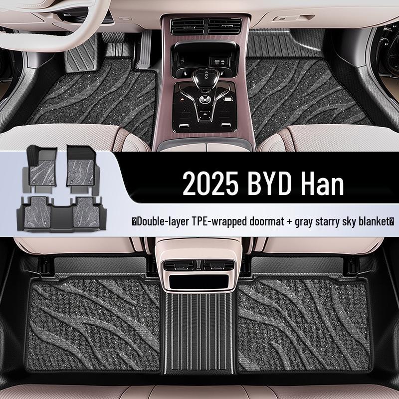 2025 BYD Han EV DMi Full-Coverage TPE Floor Mats