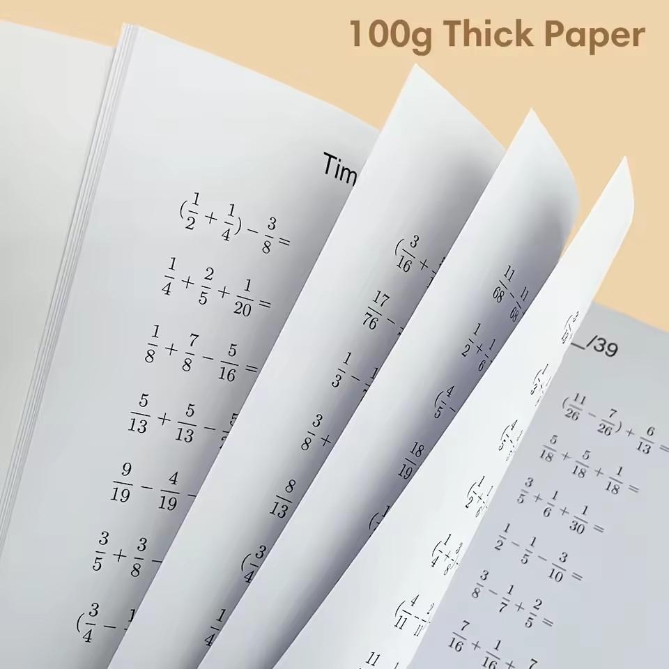 Addition and subtraction within 1000 Maths Workbook Primary School Training Book Arithmetic Competition Teaching Aids