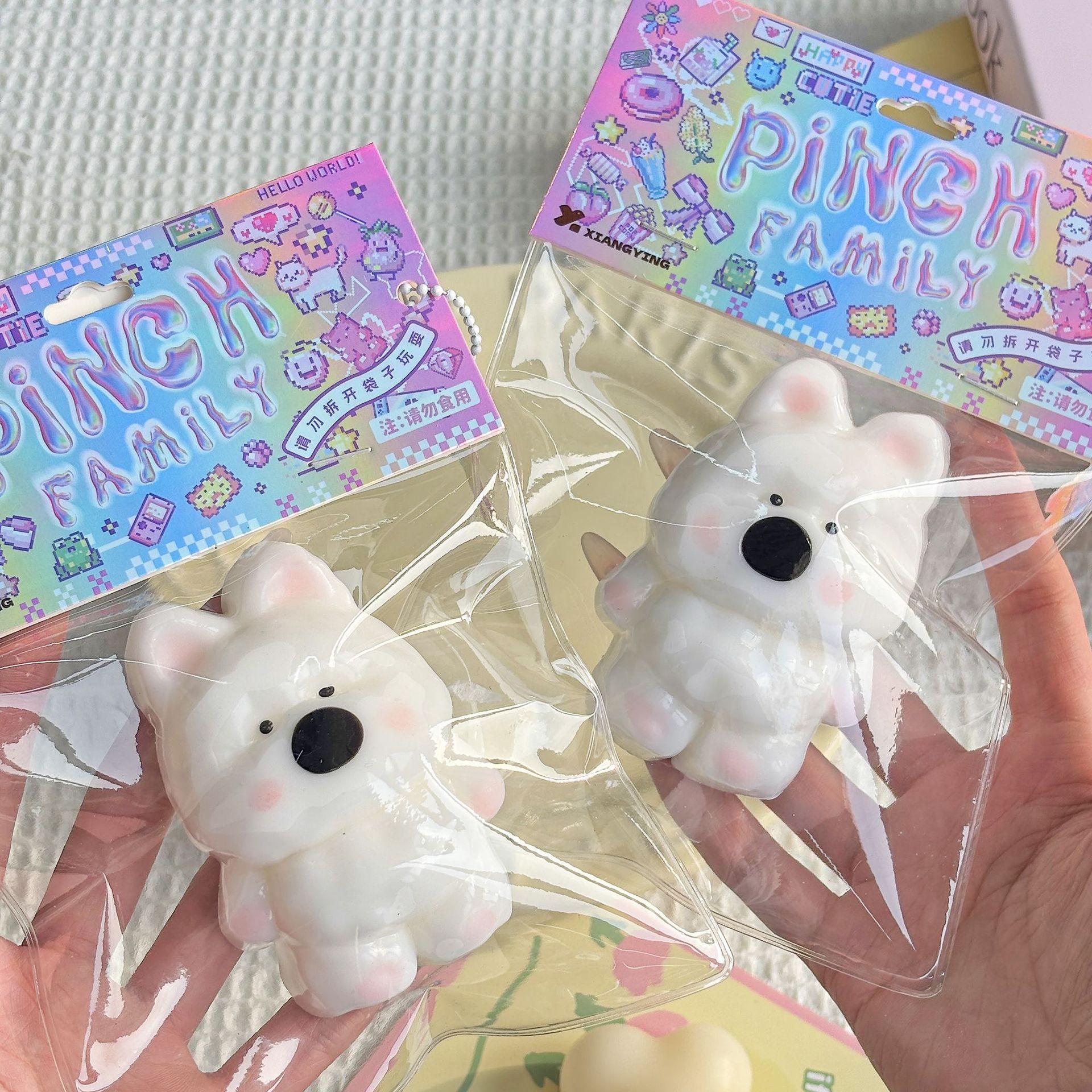 

Hand-Painted West Highland Puppy Stress Relief Squishy Toy - Ultra Soft