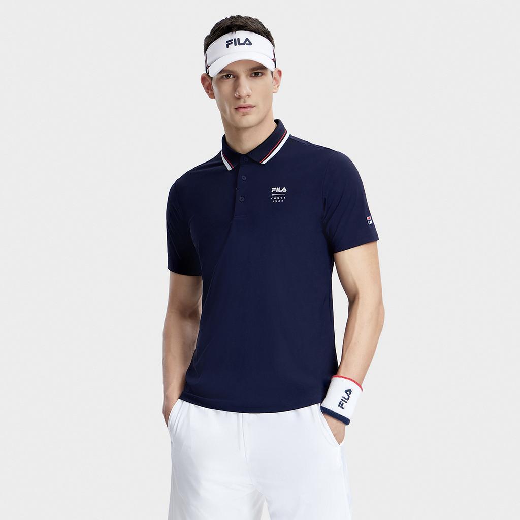 New FILA Polo Shirt Men's Royal Blue A11M333105FNV