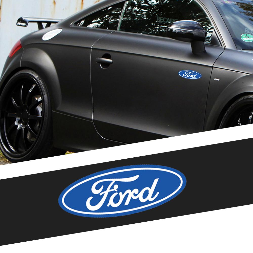 2/4 Stück Auto Karosserie Emblem Aufkleber Kofferraum Emblem Dekoration Zubehör Für Ford Mustang Fiesta Fusion Focus Escape Edge Kuga Mondeo