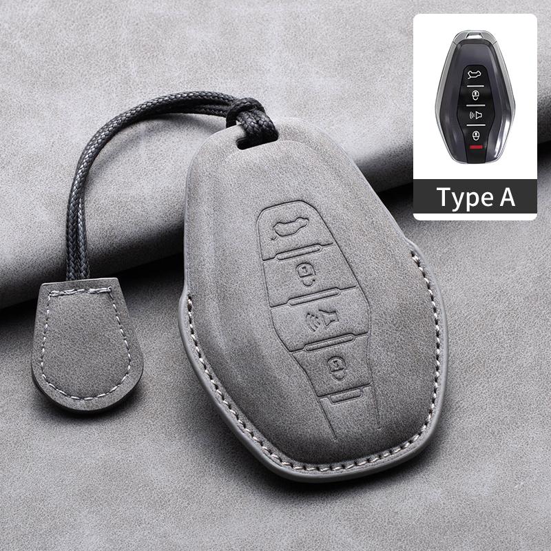 

Leather Car Smart Key Case Cover For Chery Jetour X70 X70Plus X70M X90 X90Plus X95 Plus X95Pro L9 Pro Key Shell Fob Accessories