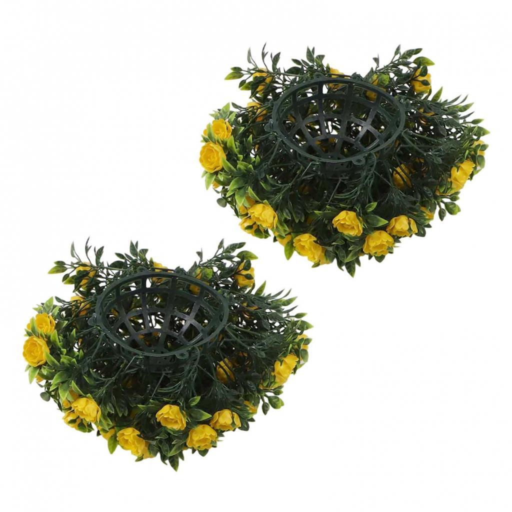 Convenient Installation Attachments Artificial Plant Balls Faux Flower Balls